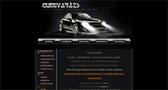 Desktop Screenshot of gumivarazs.hu